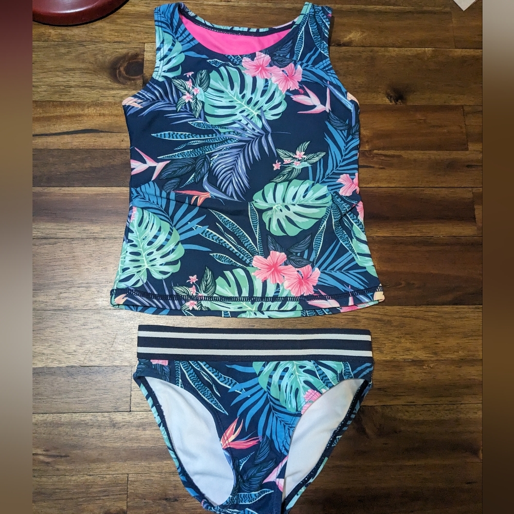 Toddler girl SNAPPERROCK Tropical Bikini 2t-3t